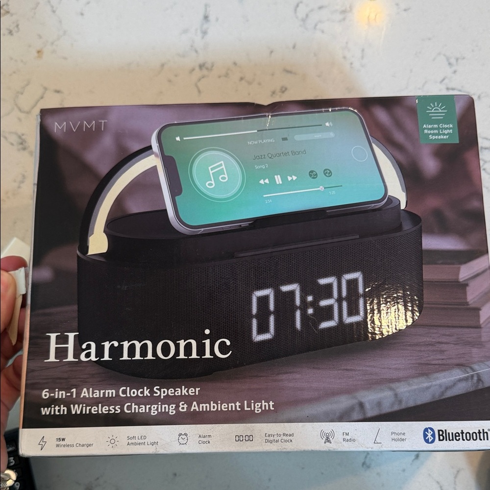 MVMT Harmonic Alarm Clock Speaker - Black